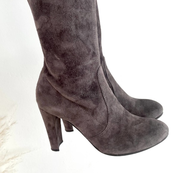 STUART WEITZMAN Highland OTK Suede Boots 6.5 - Picture 4 of 14